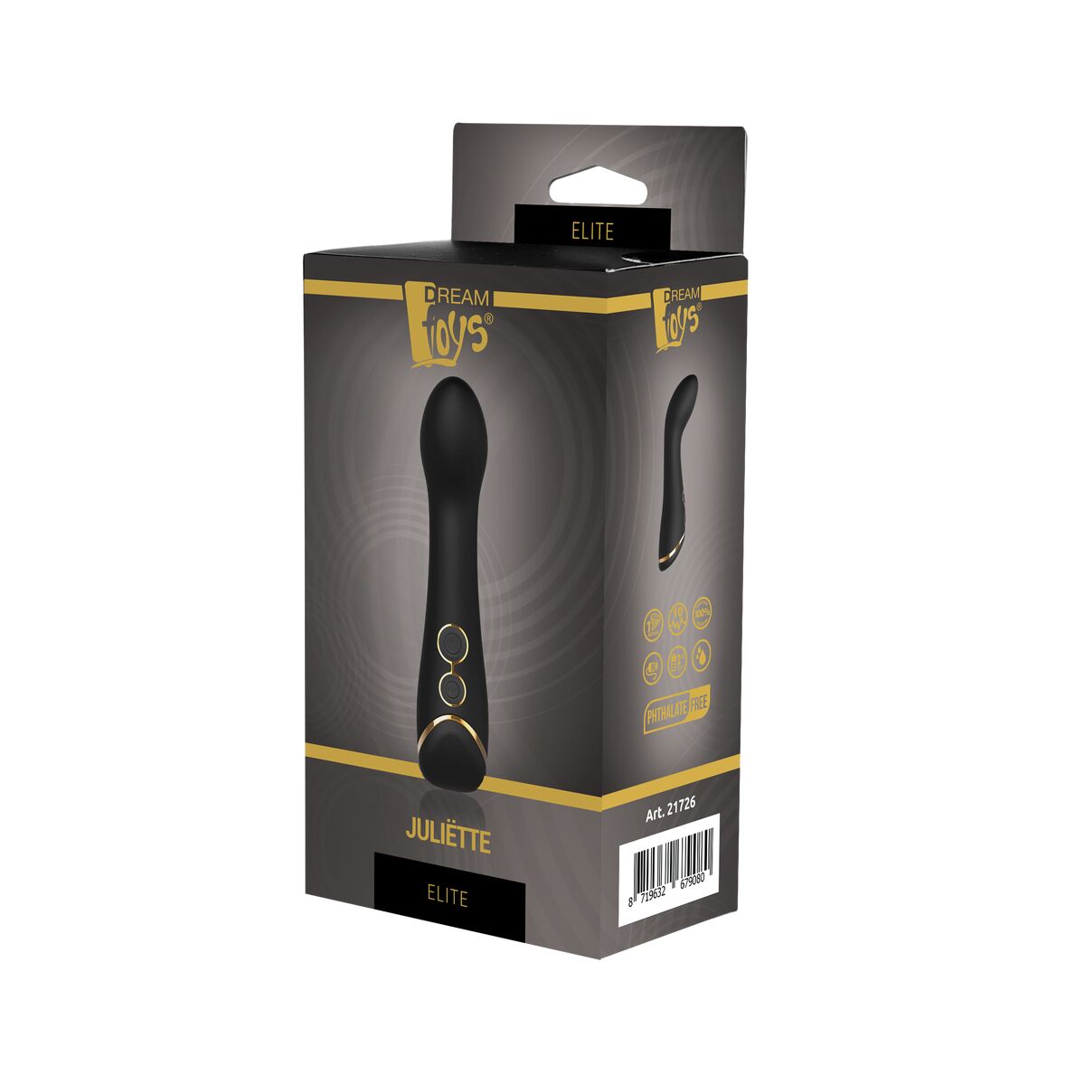 Δονητής σημείου G Dream Toys Elite Μαύρο